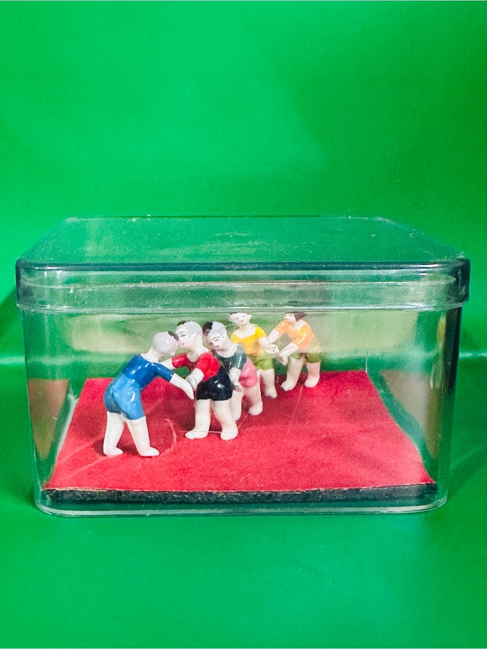 Lot of 2 Vintage Miniature Figurines